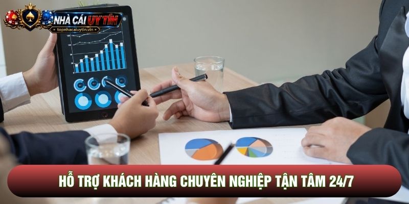 Hỗ trợ khách hàng chuyên nghiệp tận tâm 24/7 Hỗ trợ khách hàng chuyên nghiệp tận tâm 24/7