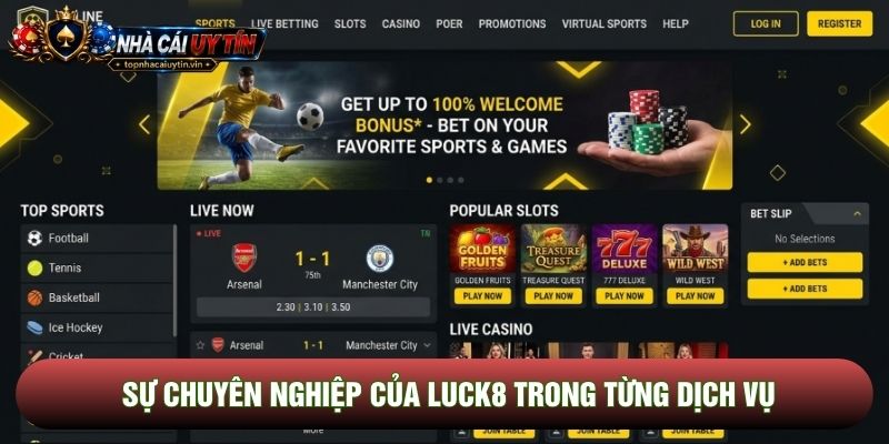 Sự chuyên nghiệp của Luck8 trong từng dịch vụ Sự chuyên nghiệp của Luck8 trong từng dịch vụ