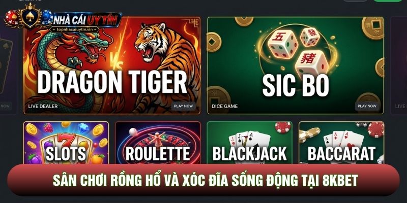 Sân chơi rồng hổ và xóc đĩa sống động tại 8kbet Sân chơi rồng hổ và xóc đĩa sống động tại 8kbet